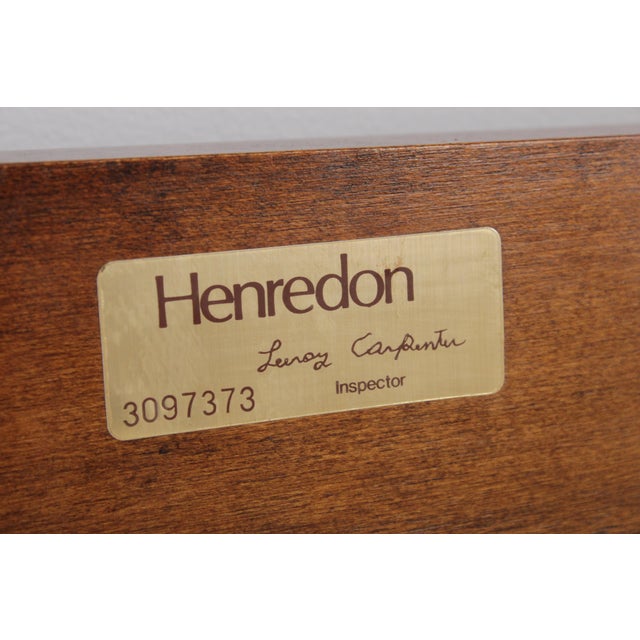 Henredon Villa Borghese Walnut Queen Size Headboard For Sale - Image 14 of 15