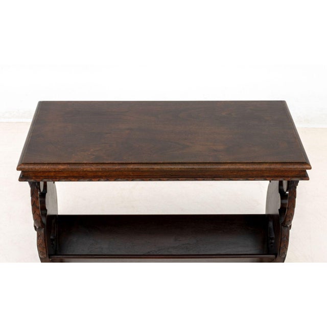 Renaissance Style Mahogany Side Table For Sale - Image 4 of 7