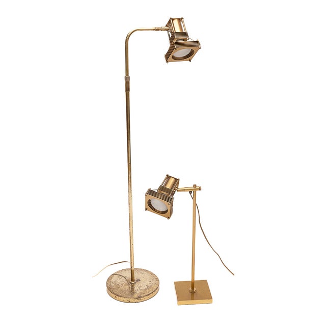 Vintage Reading Light and Table Lamp, 1960s, Set of 2 For Sale - Image 16 of 17