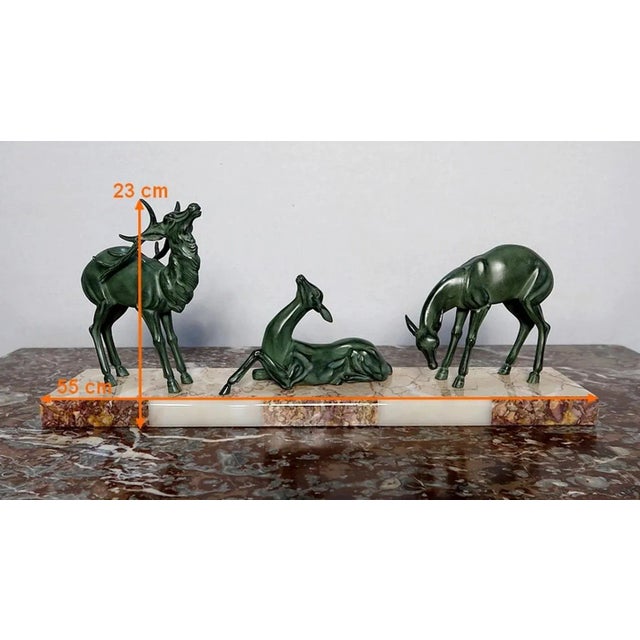 Art Deco Stag & Deer, 20th-Century For Sale - Image 18 of 18