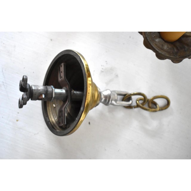 Antique French Empire Napoleon III Bronze Ormolu Chandelier For Sale - Image 10 of 13