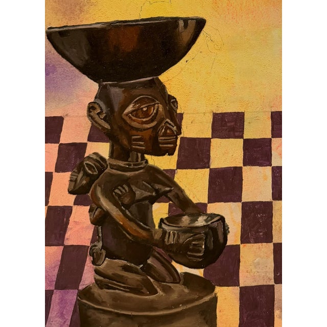 The final painting in my three-part series inspired by Queen Moremi of Ile Ife explores her role beyond royalty and...