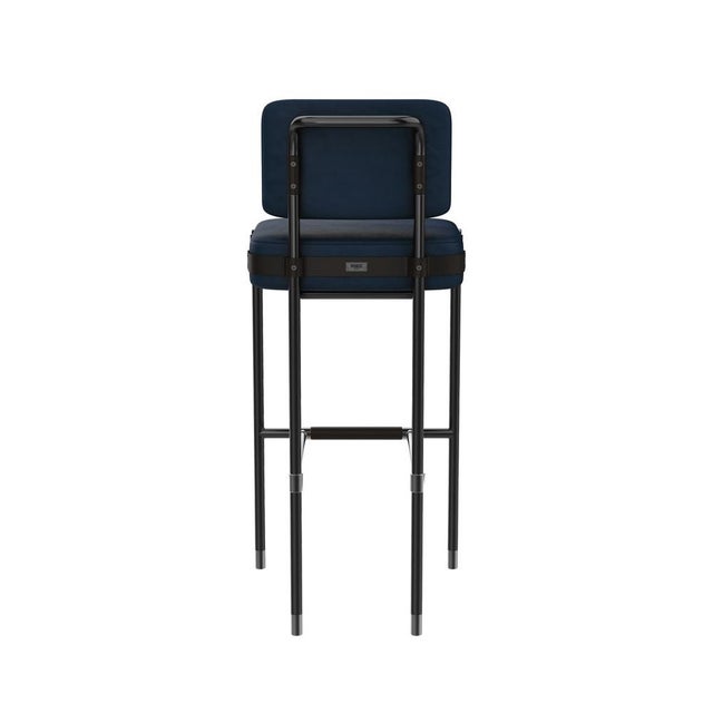 Contemporary Fulton Bar Chair by Porus Studio For Sale - Image 3 of 14