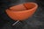 1960s Mid-Century Scandinavian Modern Space Age Orange Swivel Armchair, 1960s For Sale - Image 5 of 18
