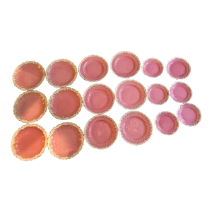 1920s Cauldron of England Antique Plates for Gillman Collamore of Fifth Avenue Ny- 18 Pieces