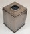 2009 High Quality elevated handmade brushed Steel Tissue Box Cover, Kleenex Boutique Box with round opening. The brushed...