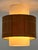 Tan Mid-Century Modern Flush Mount in Aluminum, Glass, and Wood, Germany, 1960s For Sale - Image 8 of 18
