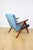 Vintage VAR B-310 Chair in Blue Sky Velvet and Wood, 1960s For Sale - Image 8 of 11