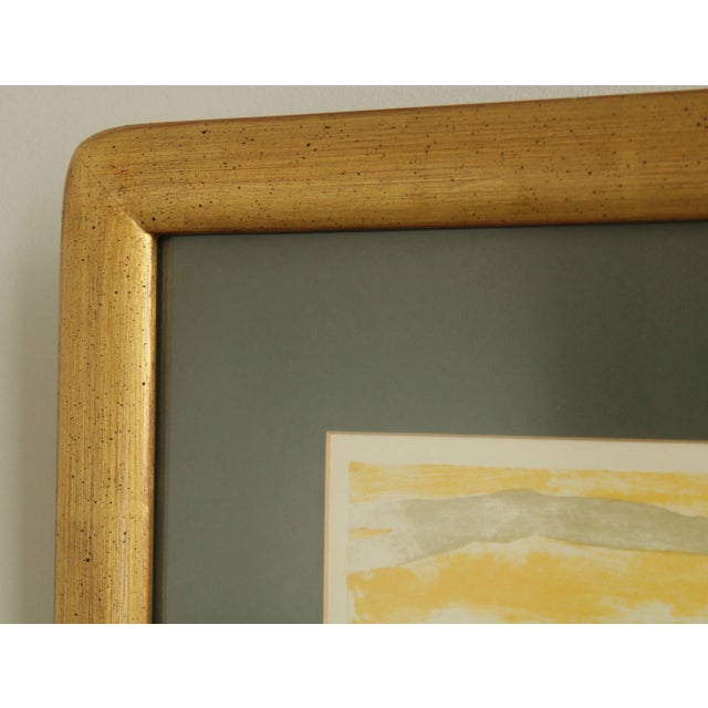 Eliane Thiollier French Country Village Framed Lithograph For Sale In Philadelphia - Image 6 of 13