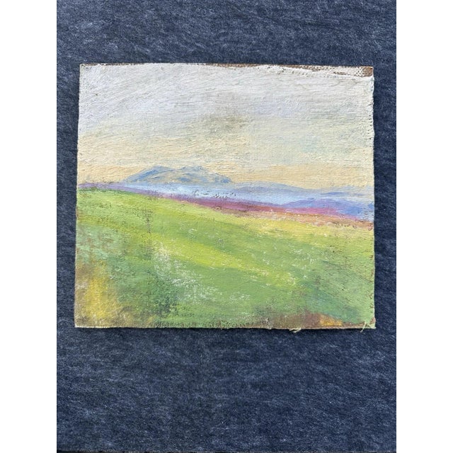 Möller Theo, Rhön, Fulda, Milseburg, 1950s, Oil on Cardboard For Sale - Image 13 of 13
