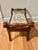 American Vintage Biggs Richmond Mahogany Regency Revival Footstool With Designer Upholstery For Sale - Image 3 of 12