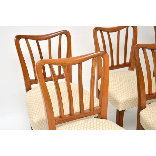Mid-Century Italian Walnut Dining Chairs by Paolo Buffa, 1950, Set of 6 For Sale - Image 9 of 11