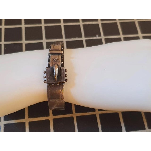 Silver Art Deco Silver Bracelet in 925 Silver from Roberts & Dore, 1920s For Sale - Image 8 of 10