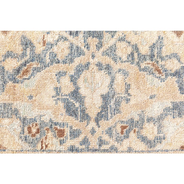 Textile Authentic Persian Tabriz Botanic Handwoven Wool Rug For Sale - Image 7 of 8