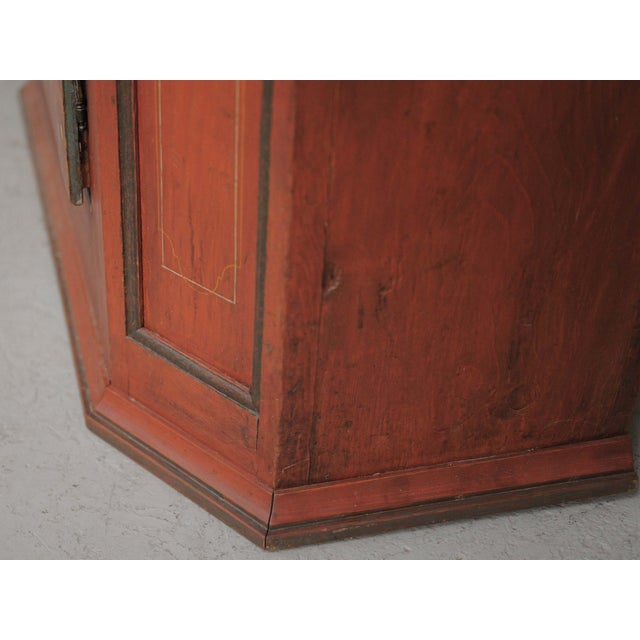 Antique Painted Bavarian Pine Wardrobe, 19th Century For Sale - Image 6 of 18