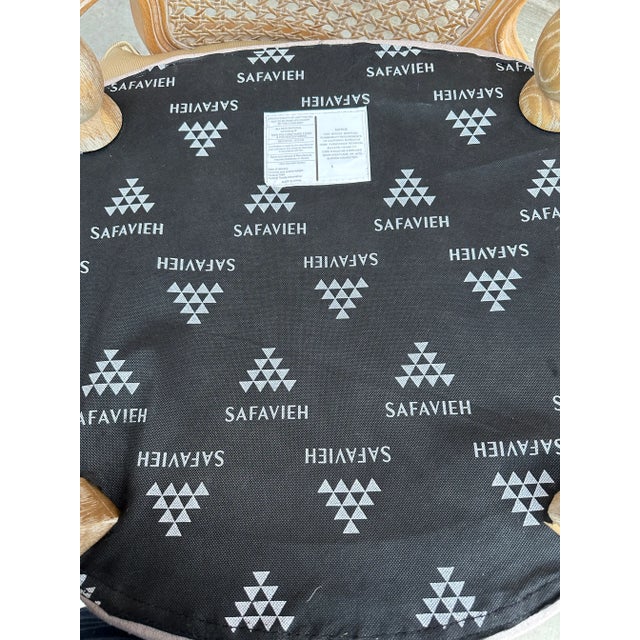 Gray Safavieh Tufted Barrel Chair For Sale - Image 8 of 8