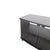 Wood Vintage Black TV Lowboard on Wheels For Sale - Image 7 of 8