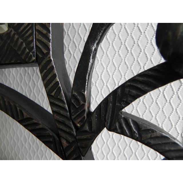 Art Deco Mirror with Faceted Glass in Steel Frame, 1940s For Sale - Image 15 of 18