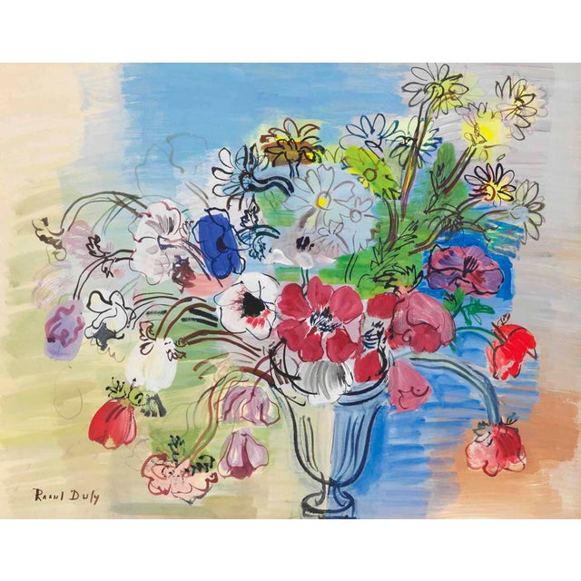 Artist: Raoul Dufy Title: VeFleurs Country: France Medium: Giclee Marks: Not signed, numbered limited edition Paper size:...