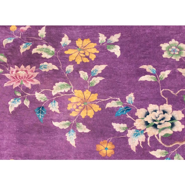 Early 20th Century Chinese Art Deco Rug For Sale - Image 10 of 13