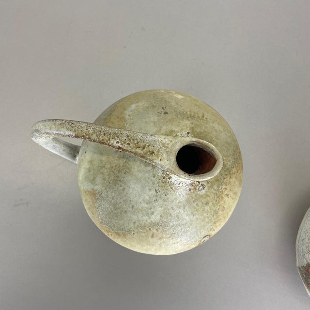 Pottery Vases 313 by Kurt Tschörner for Ruscha, Germany, 1960s, Set of 2 For Sale - Image 16 of 18