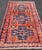Textile Vintage Caucasian Kazak Rug With Cross Medallions in Red and Blue 4'8 X 8'2 For Sale - Image 7 of 15