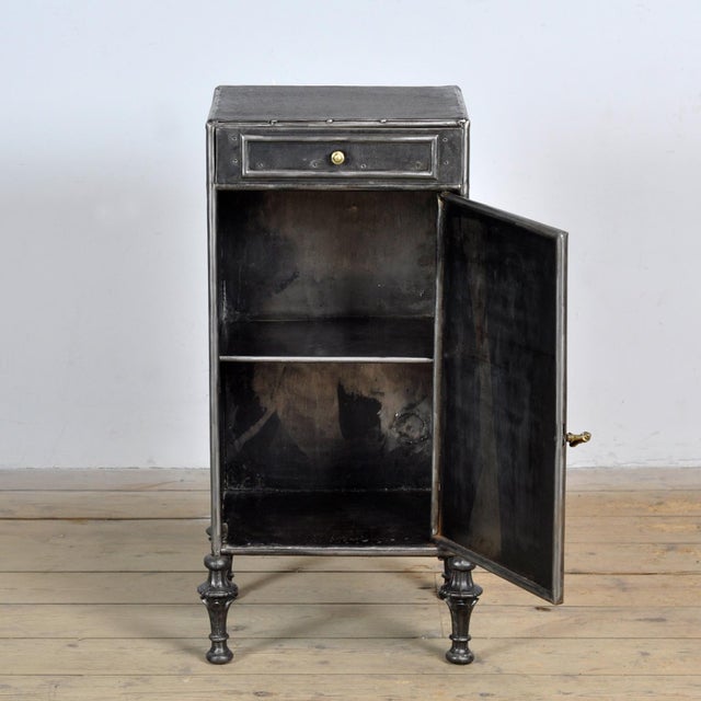 Iron Nightstand, 1900s For Sale - Image 4 of 13