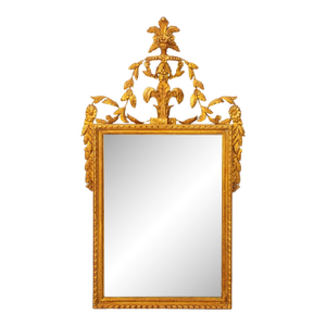 Neoclassical Style Giltwood Beveled Glass Mirror