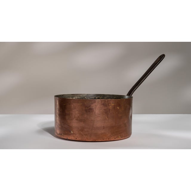19th Century 19th Century Belgium Terra Cotta Copper Serving Piece For Sale - Image 5 of 15