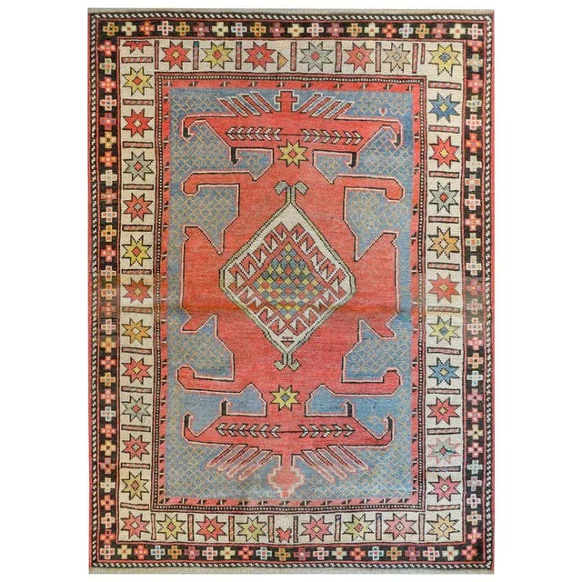 Early 20th Century Kazak Rug For Sale - Image 10 of 10