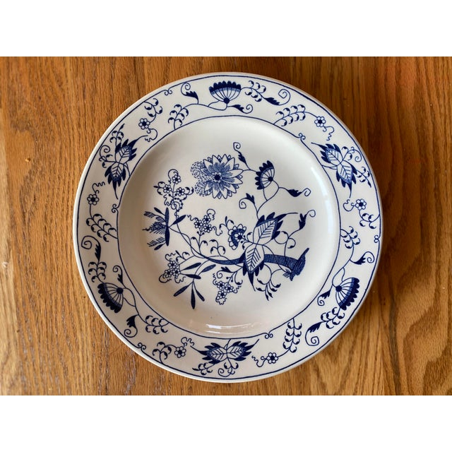 Ceramic 1950s Royal China Doorn Blue Onion Dinner Plate For Sale - Image 7 of 7