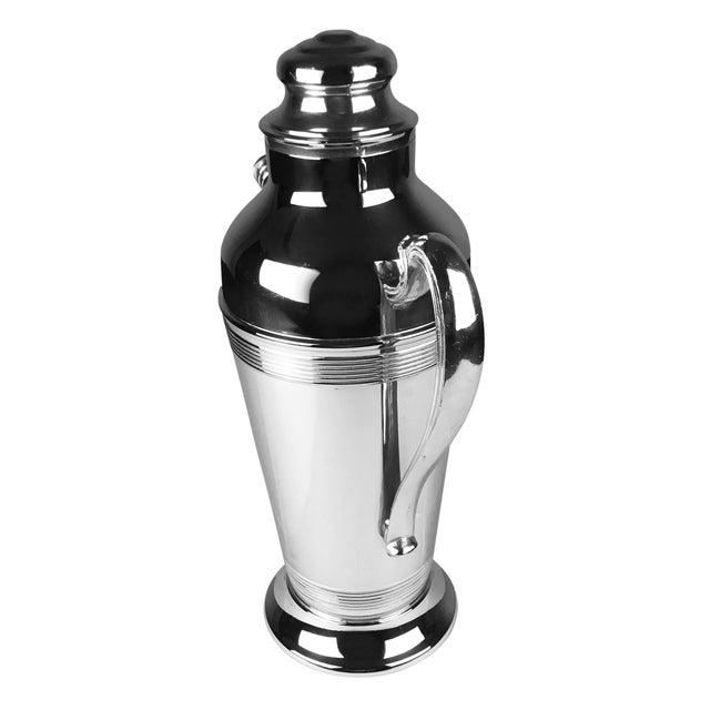 Vintage 1940s Chrome Cocktail Shaker Chairish