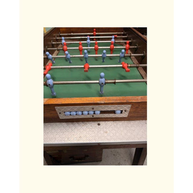 Mid-Century Modern Vintage French Babyfoot Table Football, 1920s For Sale - Image 3 of 6