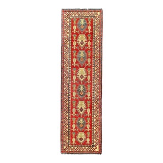 Pasargad DC Fine Hand Knotted Kazak Runner Rug For Sale