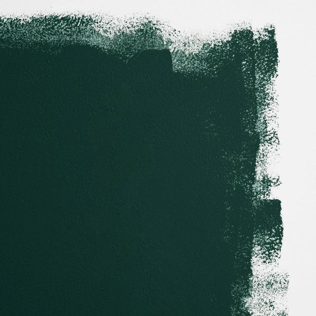 BACKDROP Adhesive Sample Swatch in Kismet (Dark, Dutch Green) For Sale - Image 4 of 5