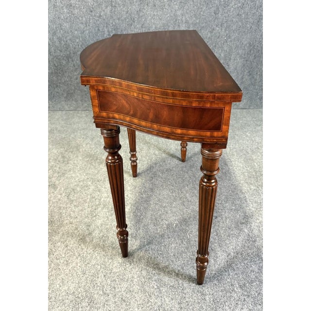 Maitland - Smith Maitland-Smith Regency Reed 36″ Console Table For Sale - Image 4 of 11