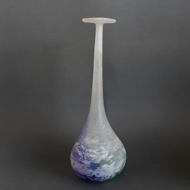 Vintage Scavo Murano Glass Vase from La Murrina, 1970s For Sale - Image 4 of 18