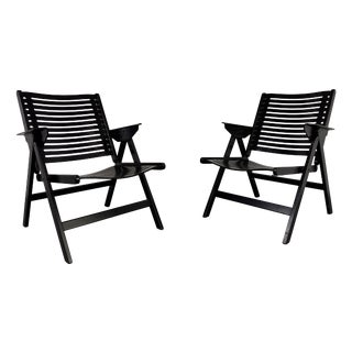 Vintage Rex Easy Chairs in Plywood by Niko Kralj for Stol Kamnik, 1960s, Set of 2 For Sale