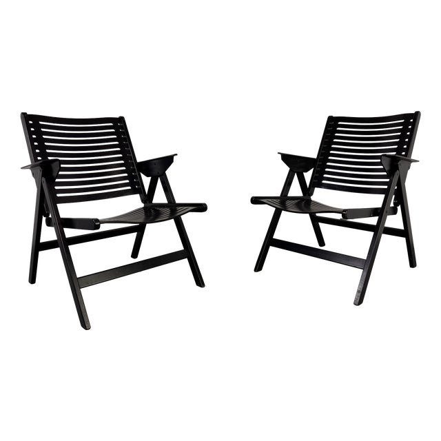 Vintage Rex Easy Chairs in Plywood by Niko Kralj for Stol Kamnik, 1960s, Set of 2 For Sale
