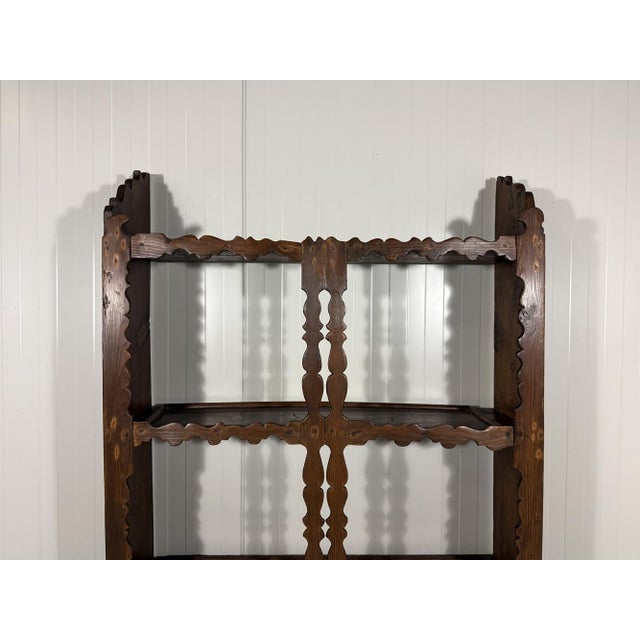 Antique Rustic Wall Unit Plate Cabinet, 1900s For Sale - Image 14 of 18