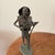 Antique Ashanti Figural Bronze Musicians Group Sculptures Deep Verdigris 6 Pieces For Sale - Image 4 of 12