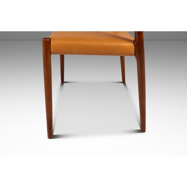 Brown Set of Four (4) Danish Modern Møller Model 79 Side Chairs in Teak by Niels Otto Møller for j.l. Møller Mobelfabrik, Denmark, C. 1960's For Sale - Image 8 of 18