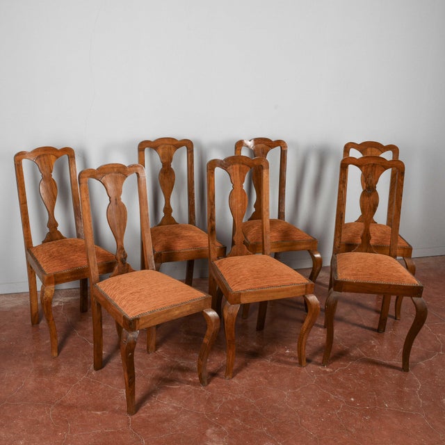 Brown Late 19th Century Chairs, Set of 7 For Sale - Image 8 of 18