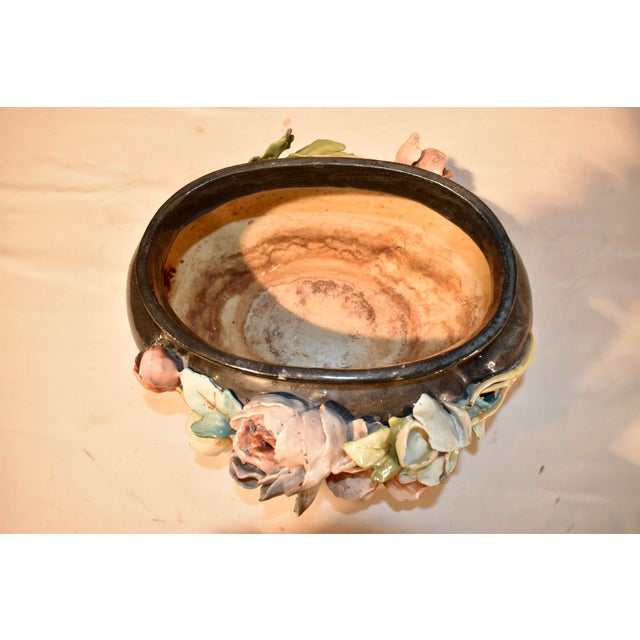19th Century French Majolica Jardiniere For Sale - Image 12 of 13