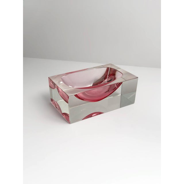 Vintage Murano Glass Bowl by Alessandro Mandruzzato, 1980s For Sale - Image 4 of 13