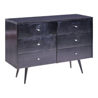 Paul McCobb for Planner Group Mid Century Ebonized 6 Drawer Dresser For Sale