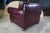Whittemore-Sherrill Burgundy Leather Library Club Chairs & Ottoman Set- 3 Pieces For Sale - Image 10 of 10