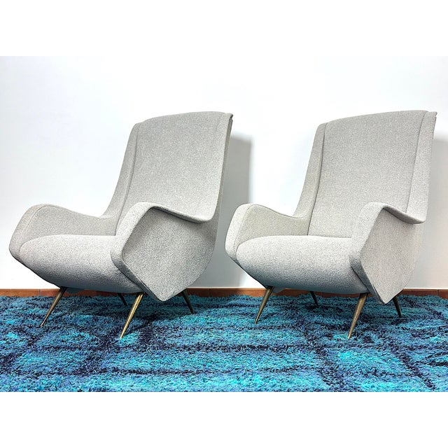 Isa Armchairs by Aldo Morbelli, Italy, 1950s, Set of 2 For Sale - Image 12 of 12