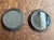 Pair of Small Vintage Metal Porthole Wall Mirrors For Sale In New York - Image 6 of 11