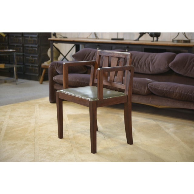 Arts and Crafts Armchair, 1940s For Sale - Image 9 of 12